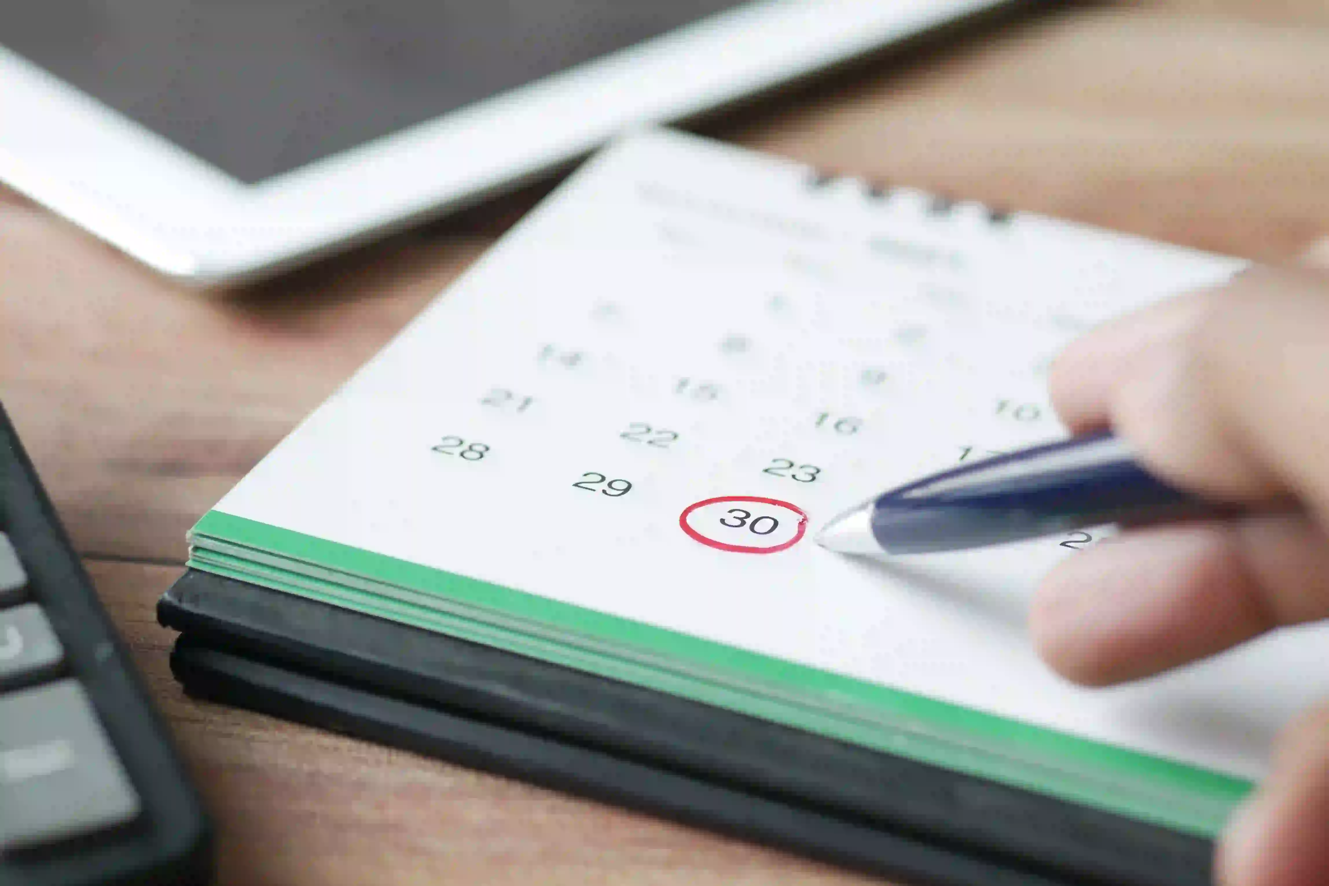 A calendar